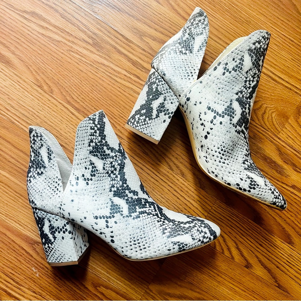 Steve Madden Snake Skin Boots